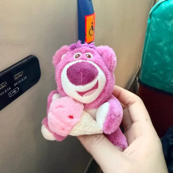 [BUNJANG] Disney Pixar Toy Story Lotso Ice Cream Plush Toy / 토이스토리 랏소 인형 아이스크림