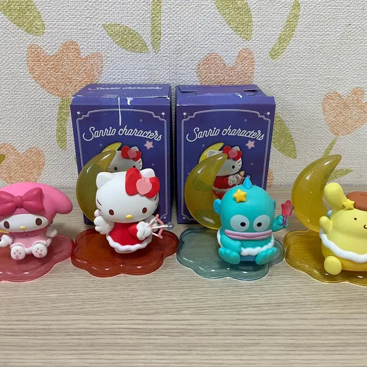 [BUNJANG] Sanrio Bundle Set - Hello Kitty, Hangyodon, Pompompurin, My Melody Figures / [일괄] 산리오 피규어 엔젤문 헬로키티 한교동 폼폼푸린 마이멜로디