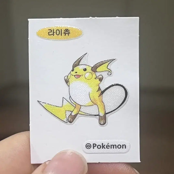 [BUNJANG] Pokemon 30th Anniversary Mega Lucario &amp; Raichu Ddibbuseal / 포켓몬 메가 루카리오 라이츄 30주년 기념 띠부씰