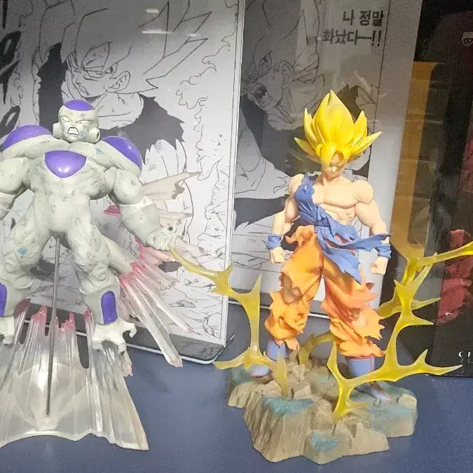 [BUNJANG] Dragon Ball Son Goku &amp; Frieza Figure Set / 드래곤볼 피규어 손오공 프리저