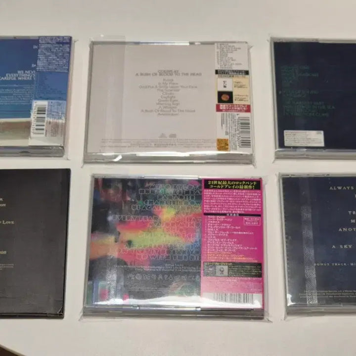 [BUNJANG] Coldplay Japan Edition Albums 1-6 Bundle Set / 콜드플레이 일본반 1집~6집 일괄