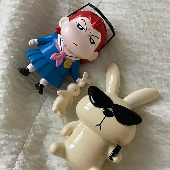 [BUNJANG] Crayon Shin-chan "Yuri" Custom Order Rabbit Figure / 짱구는 못말려 유리 토끼인형 주문제작 피규어