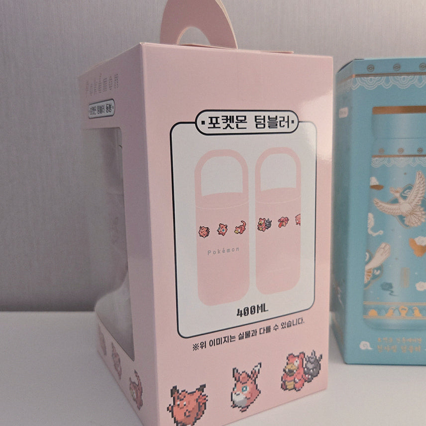 [BUNJANG] Pokemon Goods Tumbler Set (3 Types) / 포켓몬 굿즈 텀블러 3종 세트 푸린 칠색조 리자몽 잠만보