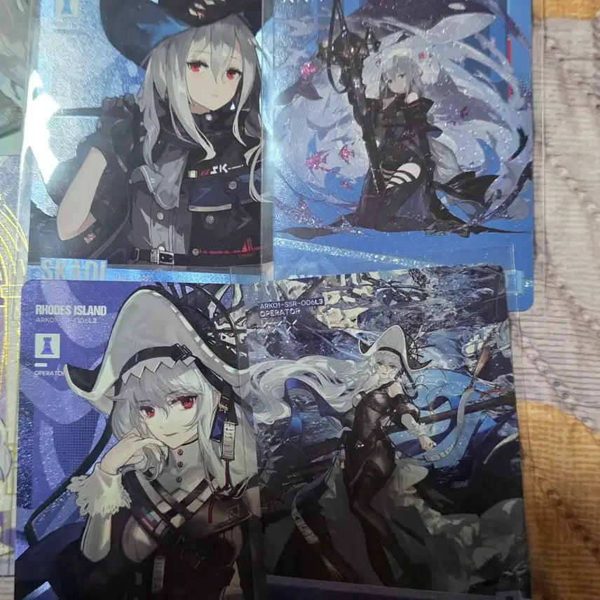 [BUNJANG] Arknights KAYOU Collaboration Specter Skadi Cards and Acrylic Coaster Bundle Set / 명일방주 KAYOU 콜라보 스펙터 스카디 판매