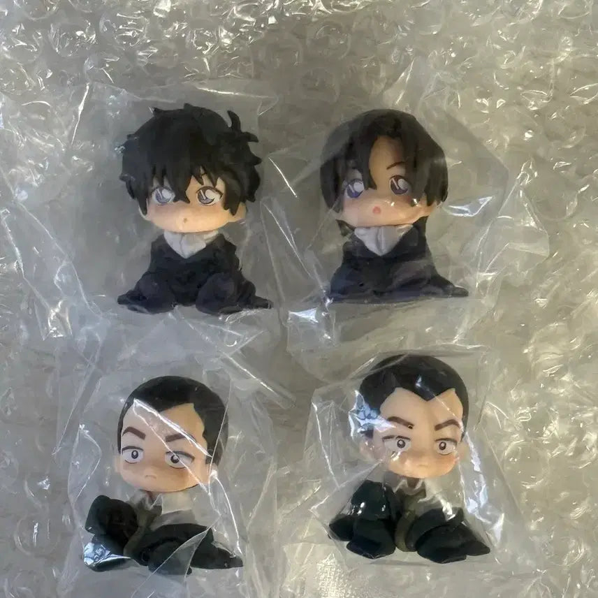 [BUNJANG] Detective Conan "Chijimase" Vol. 11 Gacha Figure Set (Hagiwara, Matsuda, Yokomizo) / 명탐정코난 가챠 피규어 치지마세 11탄 하기와라 마츠다 쥬고 4개 세트