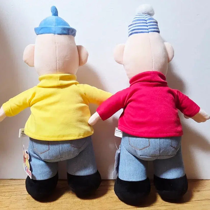 [BUNJANG] Pat &amp; Mat Standing Medium 40cm Dolls Set (2 Types) / (세트)패트와 매트 스탠딩 중형 40cm 인형 2종 세트