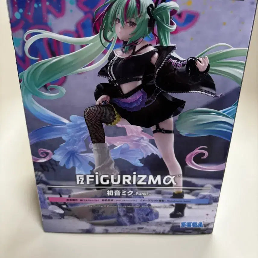 [BUNJANG] Hatsune Miku Punk Version Sega Figure (Sealed) / 미개봉 하츠네 미쿠 세가 피규어