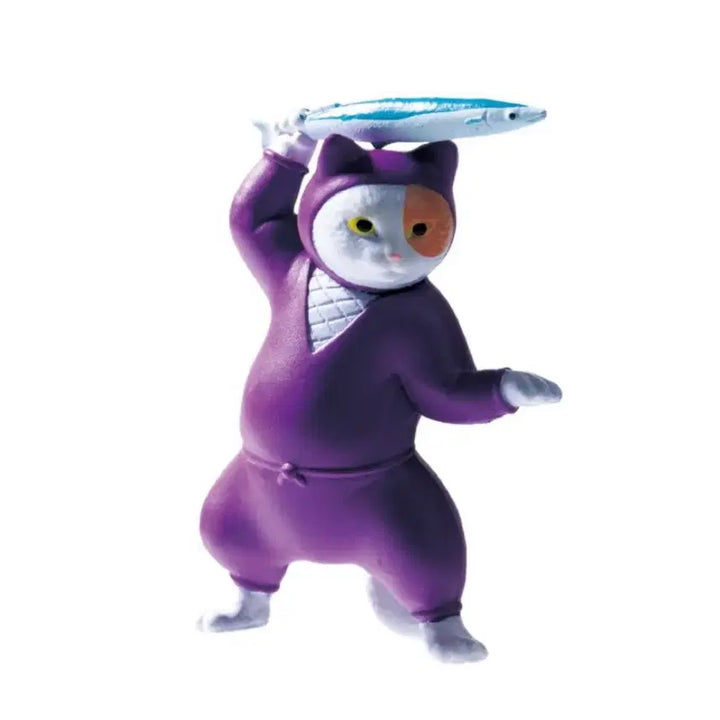[BUNJANG] YELL Ninja Cat Figure (Unsealed) / 미개봉) YELL 닌자 고양이 가챠 피규어 꽁치