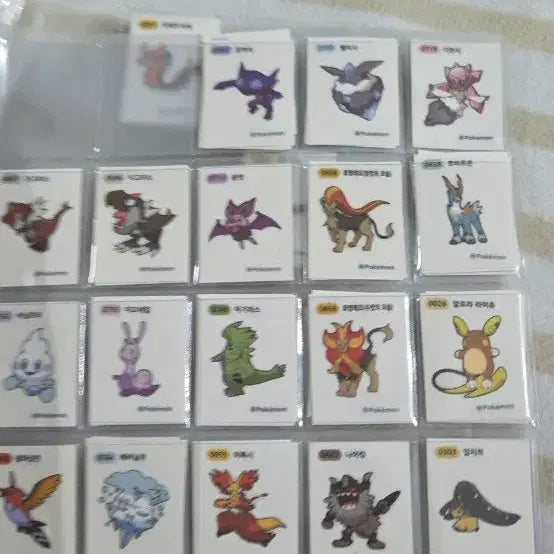 [BUNJANG] Pokemon Tteokbokki Stickers Season 3 &amp; 4 Semi-Rare / 포켓몬 띠부씰 시즌3.4 준레어씰
