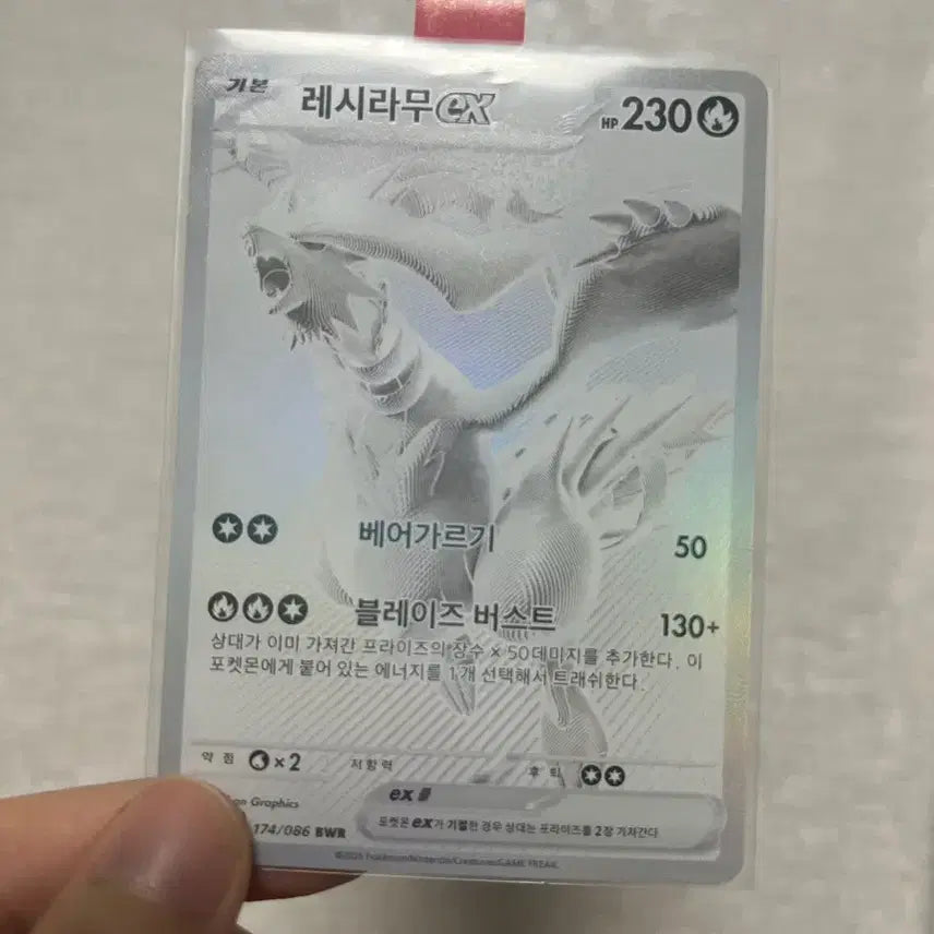 [BUNJANG] Charizard BWR Pokemon Card / 포켓몬 카드 레시라무 bwr