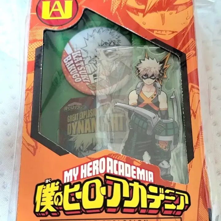 [BUNJANG] My Hero Academia Jump Shop Bakugo Can Badge &amp; Acrylic Card Photocard Set / 바쿠고 점프샵 캔뱃지 아크릴 카드 포카 세트 나히아 히로아카