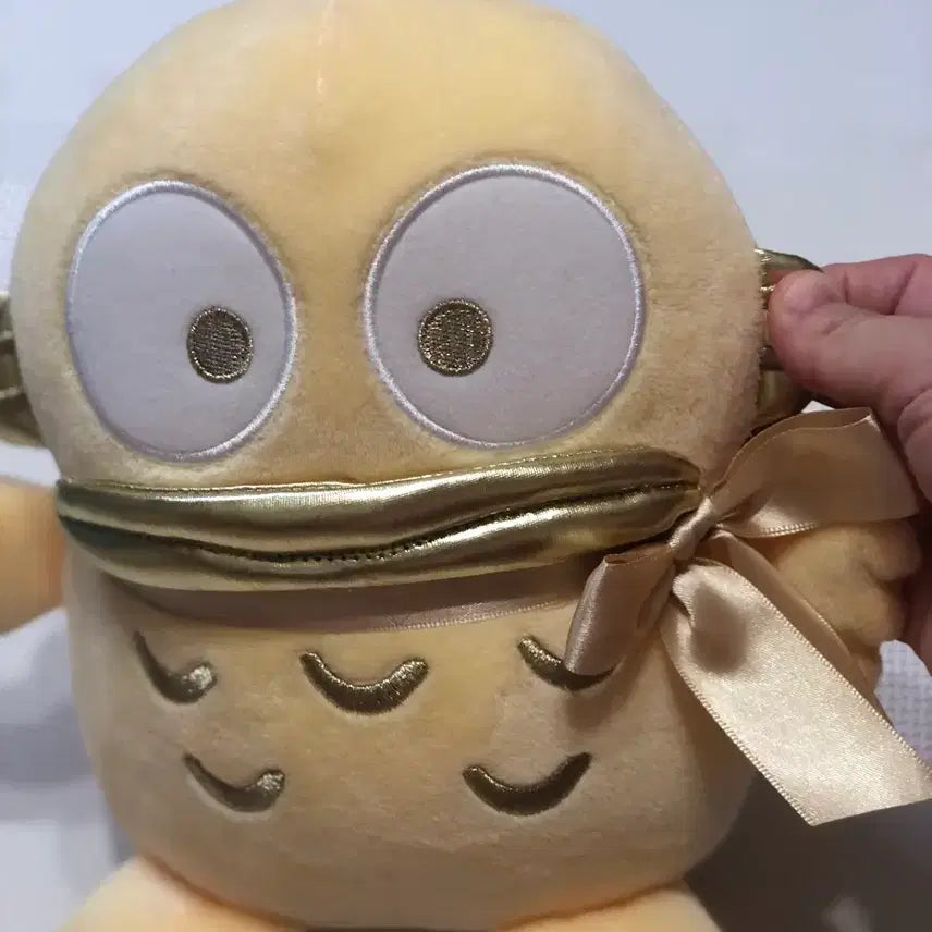 [BUNJANG] Sanrio Hangyodon Gold Medium Plush Doll 25cm / 산리오 한교동 골드 중형인형 25cm / 정품