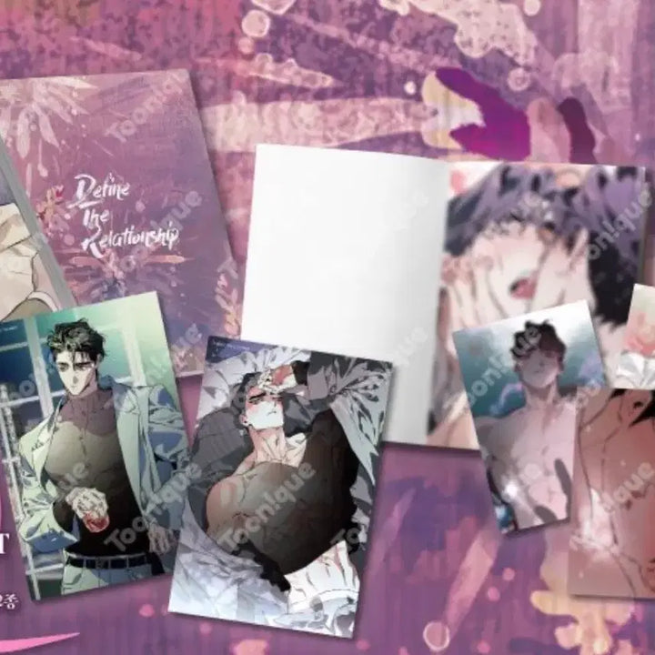 [BUNJANG] Toonique DTR Define The Relationship Illustration Postcard Book Sealed / 투니크 디티알 디파인 더 릴레이션십 일러스트 엽서북 미개봉 원가양도