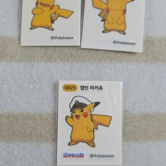 [BUNJANG] Pokemon Stickers - Transformation Metamon, Pikachu / 포켓몬 띠부씰 변신메타몽 캐틴피카츄
