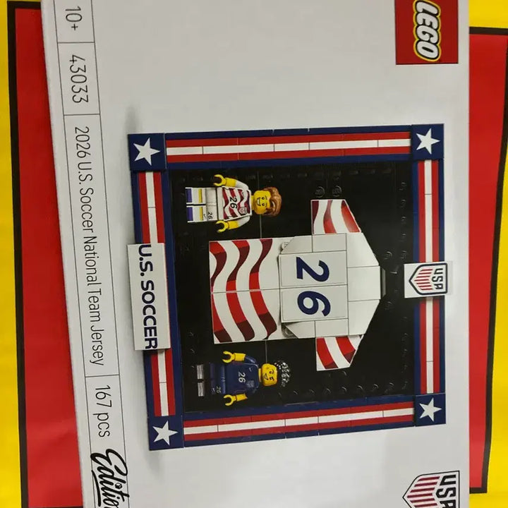 [BUNJANG] LEGO 2026 U.S. Soccer National Team Jersey Building Set / 레고 2026 미국 축구 국가대표팀 저지 LEGO U.S. Soccer