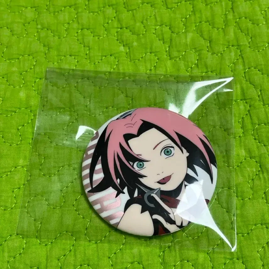 [BUNJANG] Naruto Sakura Can Badge / 나루토 사쿠라 캔뱃지
