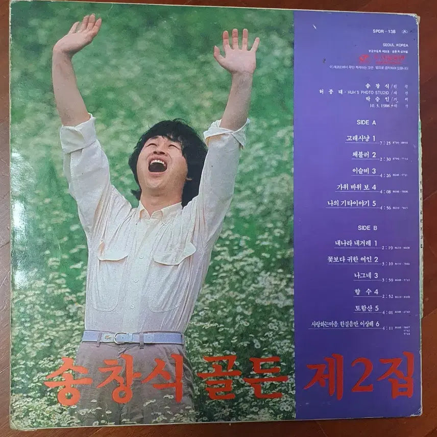 [BUNJANG] Song Changsik Golden 2nd Album LP / 송창식 골든 제2집 LP