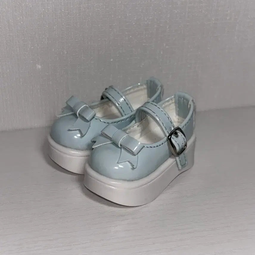 [BUNJANG] MDD MSD Ball Jointed Doll Shoes - Sky Blue Heels / Mdd msd 구체관절인형 신발 구두