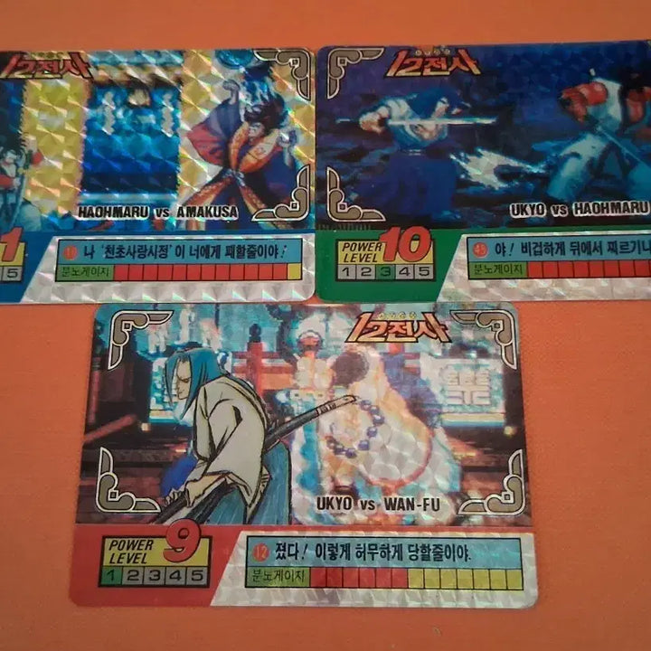 [BUNJANG] 12 Warriors Prism Cards (3) and Normal Cards (50) Set / 12전사 카드 프리즘3장 노멀 50장 세트 판매