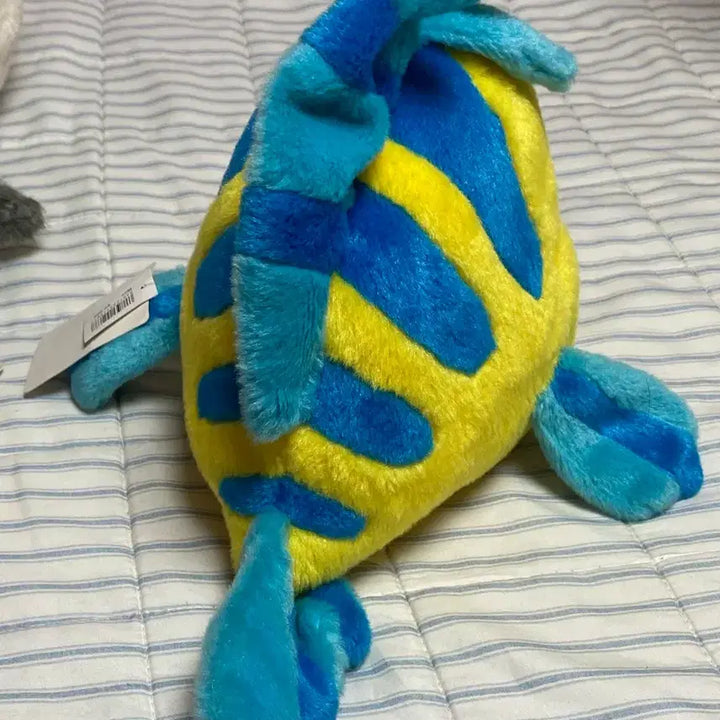 [BUNJANG] Disney The Little Mermaid Flounder Plush Toy / 디즈니 인어공주 플라운더 인형 정품