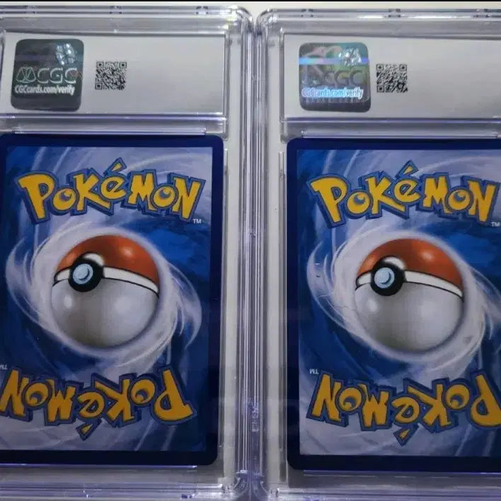 [BUNJANG] Reshiram CGC 10, Zekrom CGC 8.5 Pokémon Card Bundle Set / 일괄 25주년 레시라무 10등급, 제크로무 8.5등급 CGC 포켓몬 카드