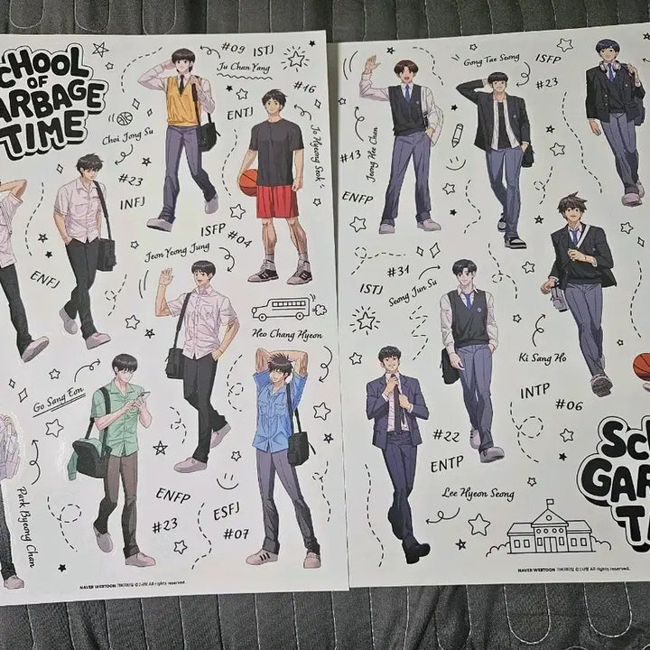 [BUNJANG] Gabage Time Popup Official Sticker Bundle Set / 갑타 가비지타임 팝업 공식 스티커 일괄 판매합니다