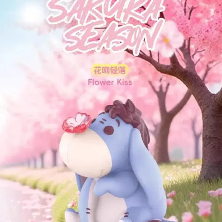 [BUNJANG] Miniso Winnie the Pooh Cherry Blossom Eeyore Figure / 미니소 곰돌이푸 벚꽃시즌 피규어(이요르)