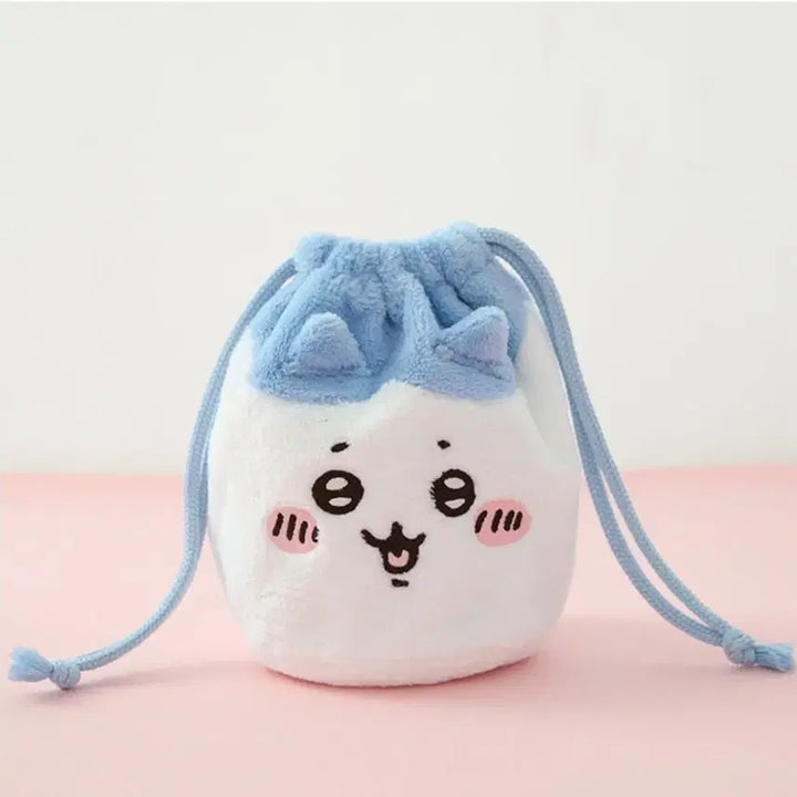 [BUNJANG] Monchiku Hachiwale Pouch / 먼작귀 페이스 조리개 파우치 하치와레 가르마