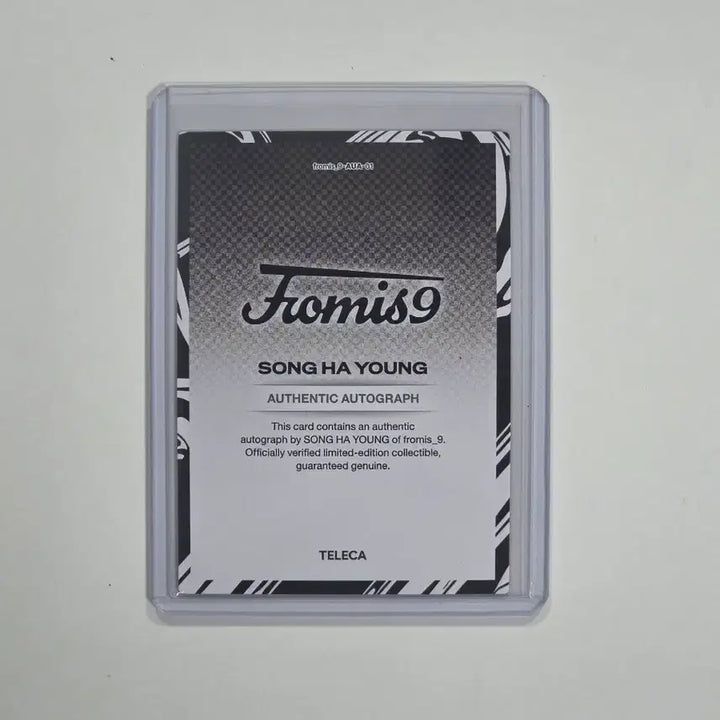 [BUNJANG] fromis_9 Tereca Song Hayoung Autograph Photocard / 프로미스나인 테레카 송하영 오토그래프 카드 판매합니다.