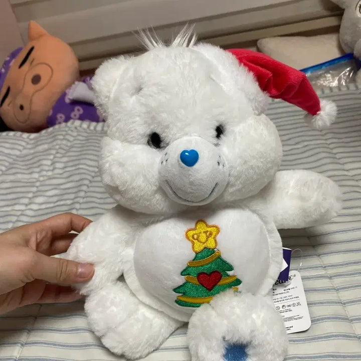 [BUNJANG] Christmas Care Bear Plush Toy / 크리스마스 케어베어 인형