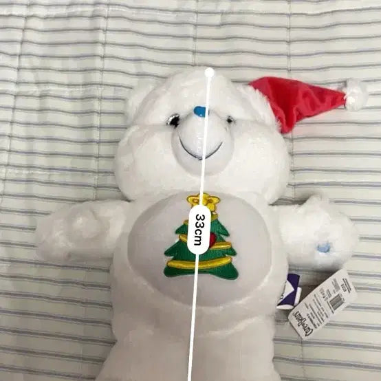 [BUNJANG] Christmas Care Bear Plush Toy / 크리스마스 케어베어 인형