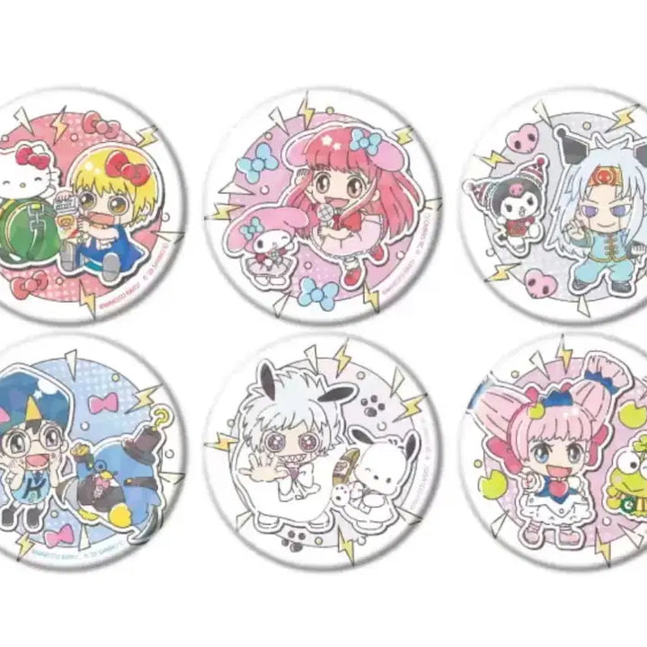[BUNJANG] Gash Bell Sanrio Collaboration Can Badge Set / 금색의 갓슈 / 갓슈벨 / 산리오 콜라보 캔뱃지