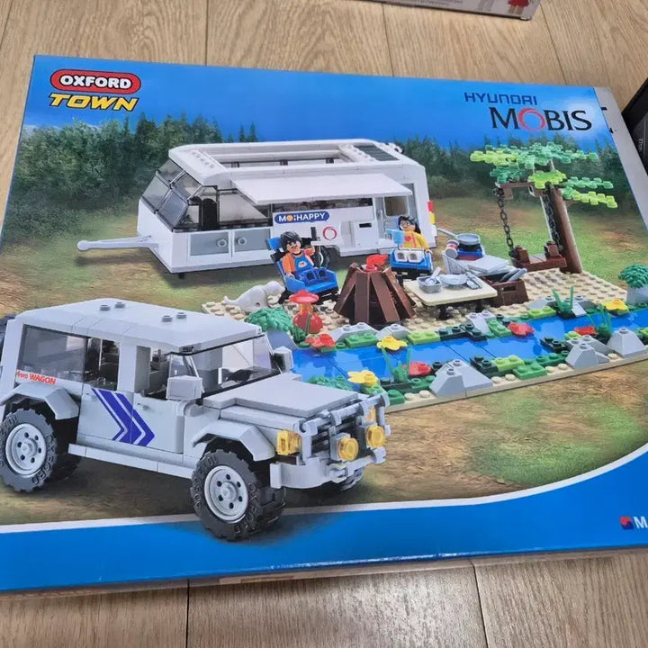 [BUNJANG] Oxford Town Hyundai Mobis Collaboration Camping Galloper Block Toy / 옥스포드타운 현대모비스 콜라보 캠핑 갤로퍼블록 새상품미개봉 레고장난감