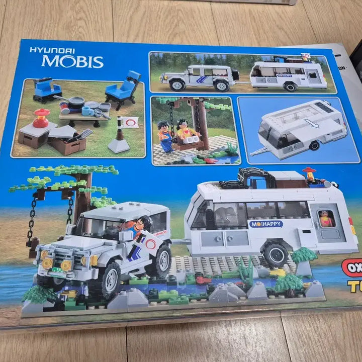 [BUNJANG] Oxford Town Hyundai Mobis Collaboration Camping Galloper Block Toy / 옥스포드타운 현대모비스 콜라보 캠핑 갤로퍼블록 새상품미개봉 레고장난감