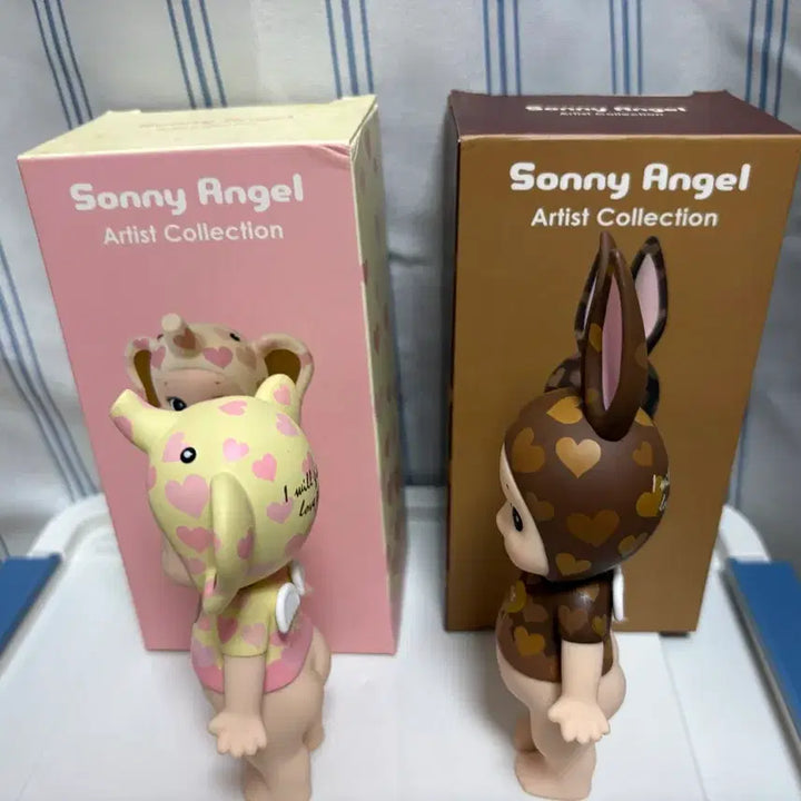 [BUNJANG] Sonny Angel Artist Collection 2013 Heart Choco Rabbit &amp; Elephant Set / 소니엔젤 아티스트 2013 하트 초코 토끼, 코끼리 세트