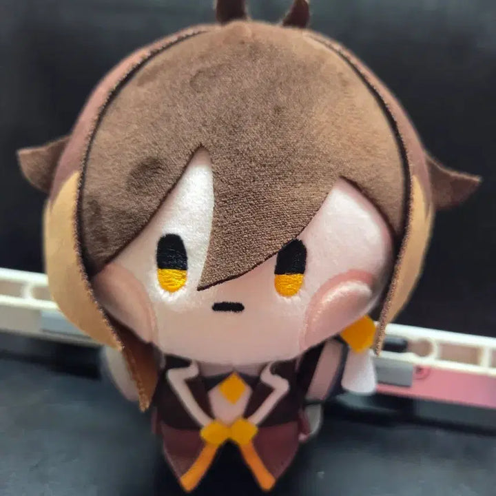 [BUNJANG] Genshin Impact Minini Line Friends Zhongli Plush / 원신 미니니 팝업 라인프렌즈 콜라보 종려 15깅 15cm 솜인형 플러쉬인형 누이 공식굿즈