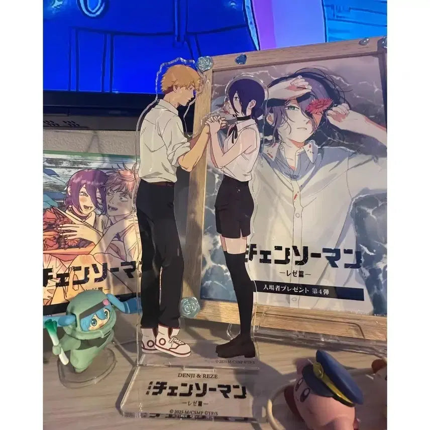 [BUNJANG] Chainsaw Man Denji &amp; Reze Acrylic Stand / (비공식) 체인소맨 아크릴 스탠드 덴지 레제