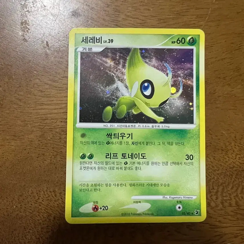 [BUNJANG] Pokemon Card Ancient Card Serabii / 포켓몬카드 고대카드 세라비
