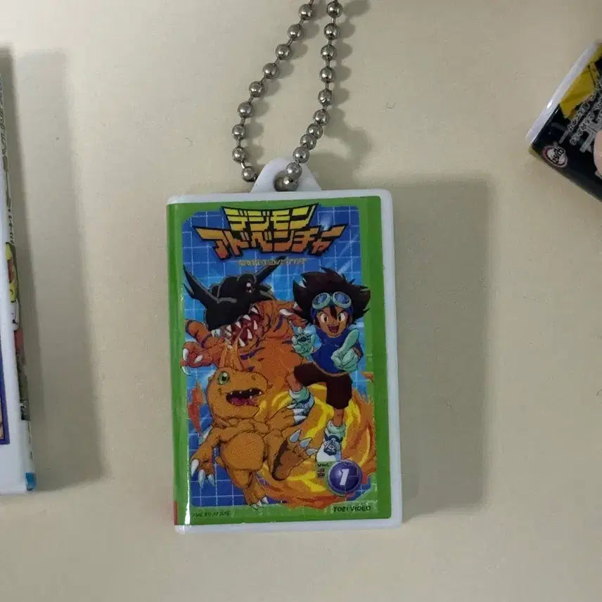 [BUNJANG] Digimon Videotape Keychain Gacha Episode 1 / 디지몬 비디오테이프 키링 가챠 1화