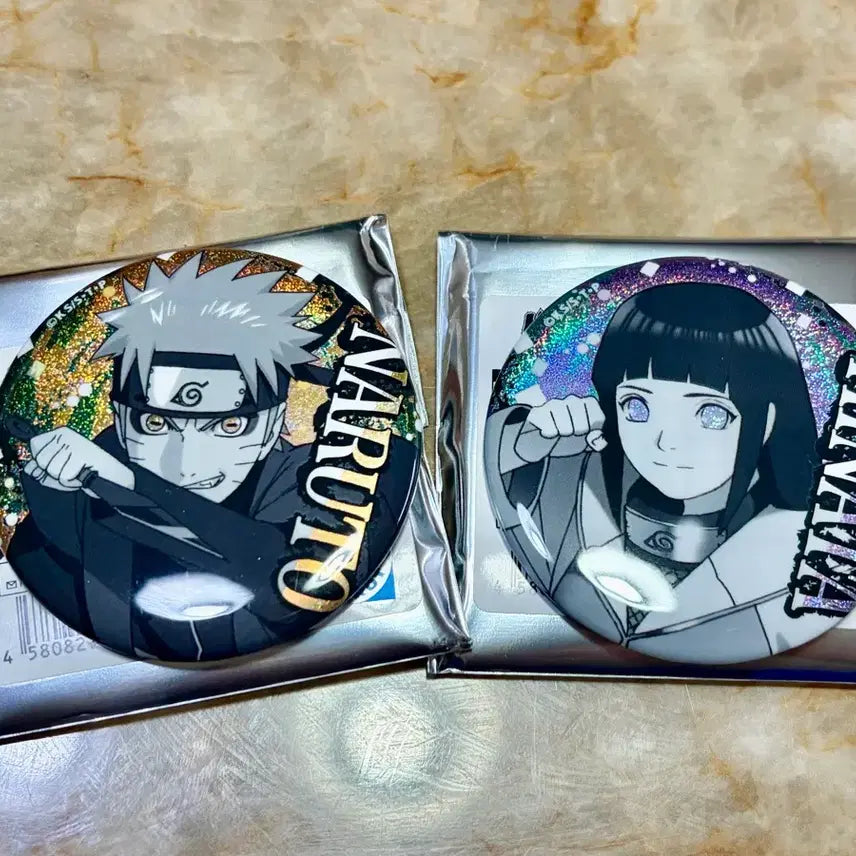 [BUNJANG] Naruto Hinata Badge Bundle Set / 새상품 일괄) 나루토 히나타 뱃지 캔뱃지