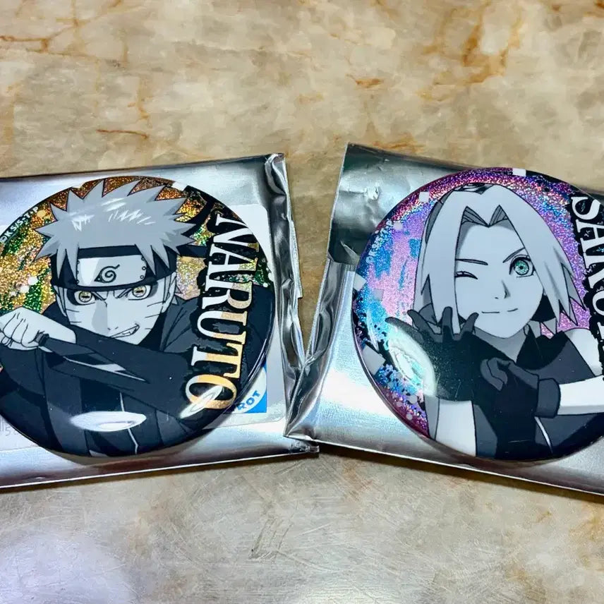 [BUNJANG] Naruto Sakura Badge Bundle Set / 새상품 일괄) 나루토 사쿠라 뱃지 캔뱃지