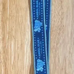 [BUNJANG] Angel Blue Classic Card Holder Strap Keychain Necklace / 엔젤블루 고전 카드지갑 스트랩 키링 목걸이 갸루