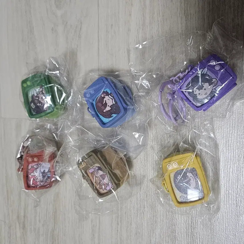 [BUNJANG] Jamttil TV Retro Keyring All Members Bundle Set / 잠뜰티비 레트로키링 올멤 일괄