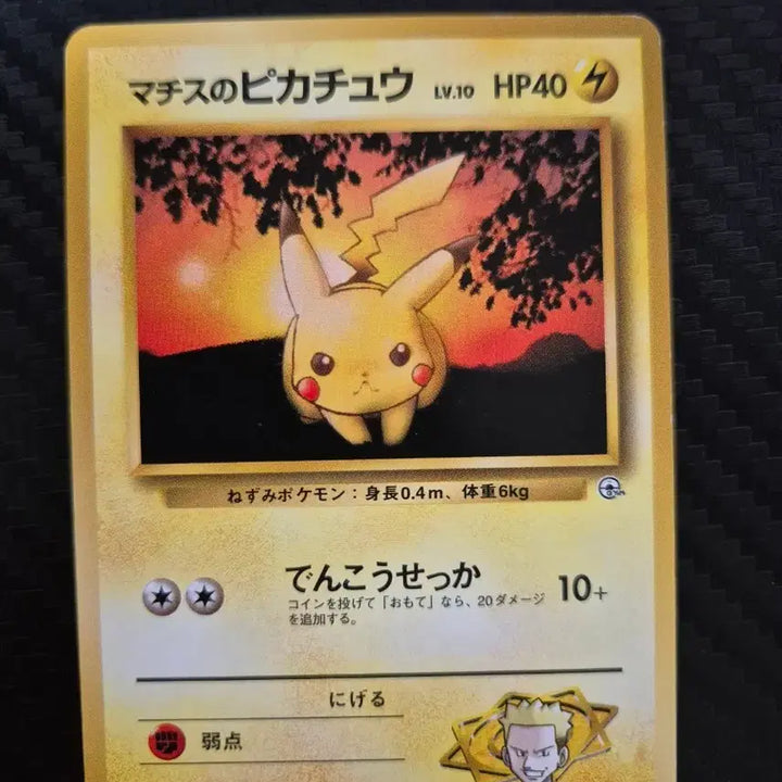 [BUNJANG] Pokemon Card Matisse Pikachu / 포켓몬 카드 마티스의 피카츄