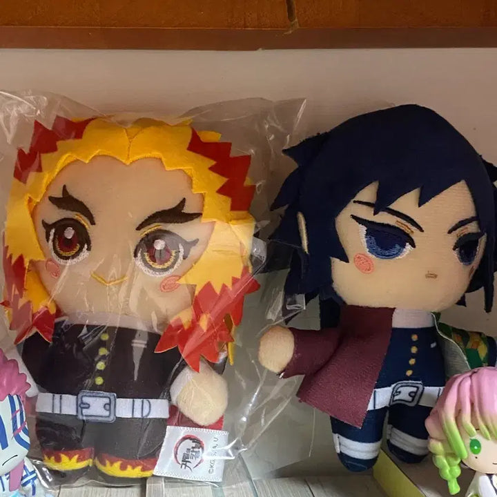 [BUNJANG] Demon Slayer Rengoku &amp; Giyu Plush Set / 귀멸의 칼날 렌고쿠, 기유 세트