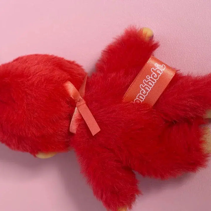 [BUNJANG] Fukuoka Strawberry Monchhichi Keyring / 후쿠오카 딸기 몬치치 키링