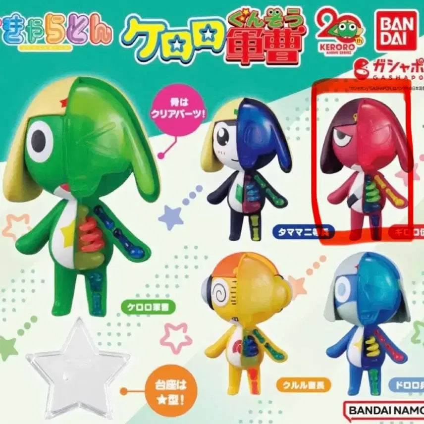 [BUNJANG] Keroro Skeleton Gacha Giroro (Sealed) / (미개봉) 케로로 스켈레톤 가챠 기로로