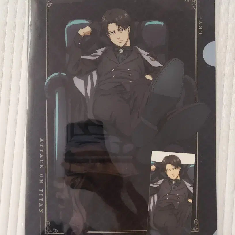 [BUNJANG] Attack on Titan Levi Animate Official L-File / 진격의 거인 리바이 애니메이트 공식 L자 파일
