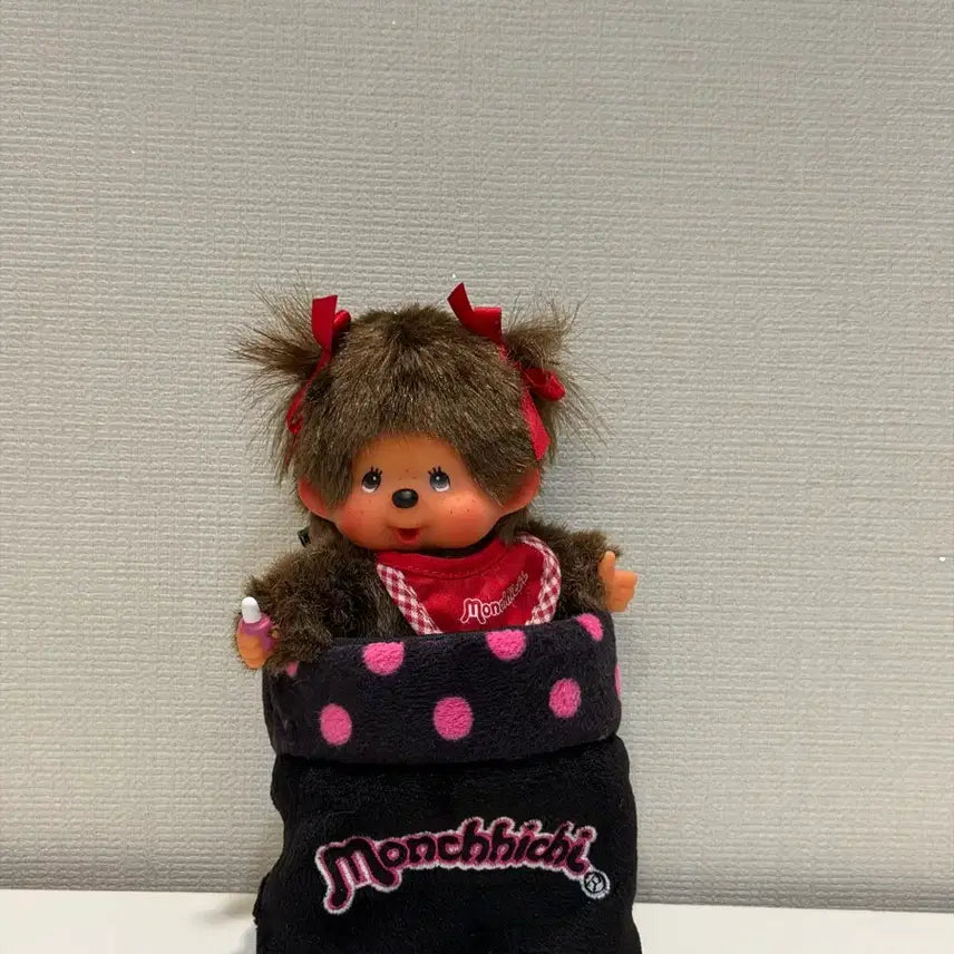 [BUNJANG] Monchhichi Girl Doll / 몬치치 여아