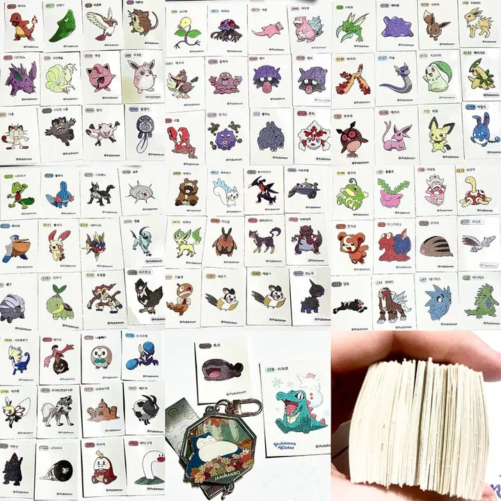 [BUNJANG] Pokemon Bread Stickers Bundle / 포켓몬 띠부띠부씰